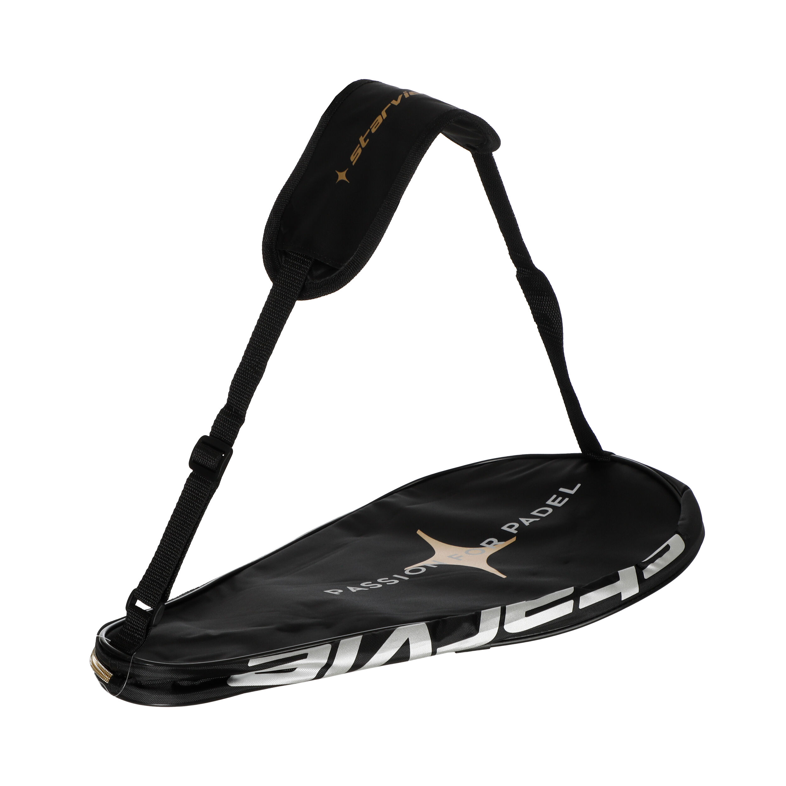 Golden Eco Cover Racket Cover - Black, Gold - Tennis-Point